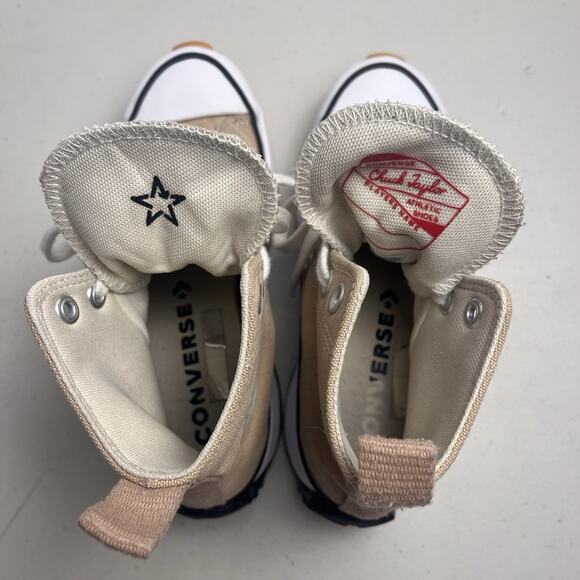 Converse Run Star Hike Hi Hemp 172727C Men 3 Womens 4.5 Seasonal Color Brown - Picture 9 of 16